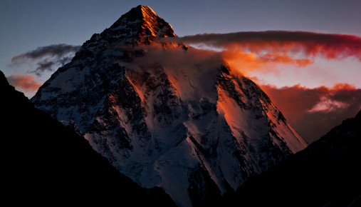 Dawn on K2 (8611m)